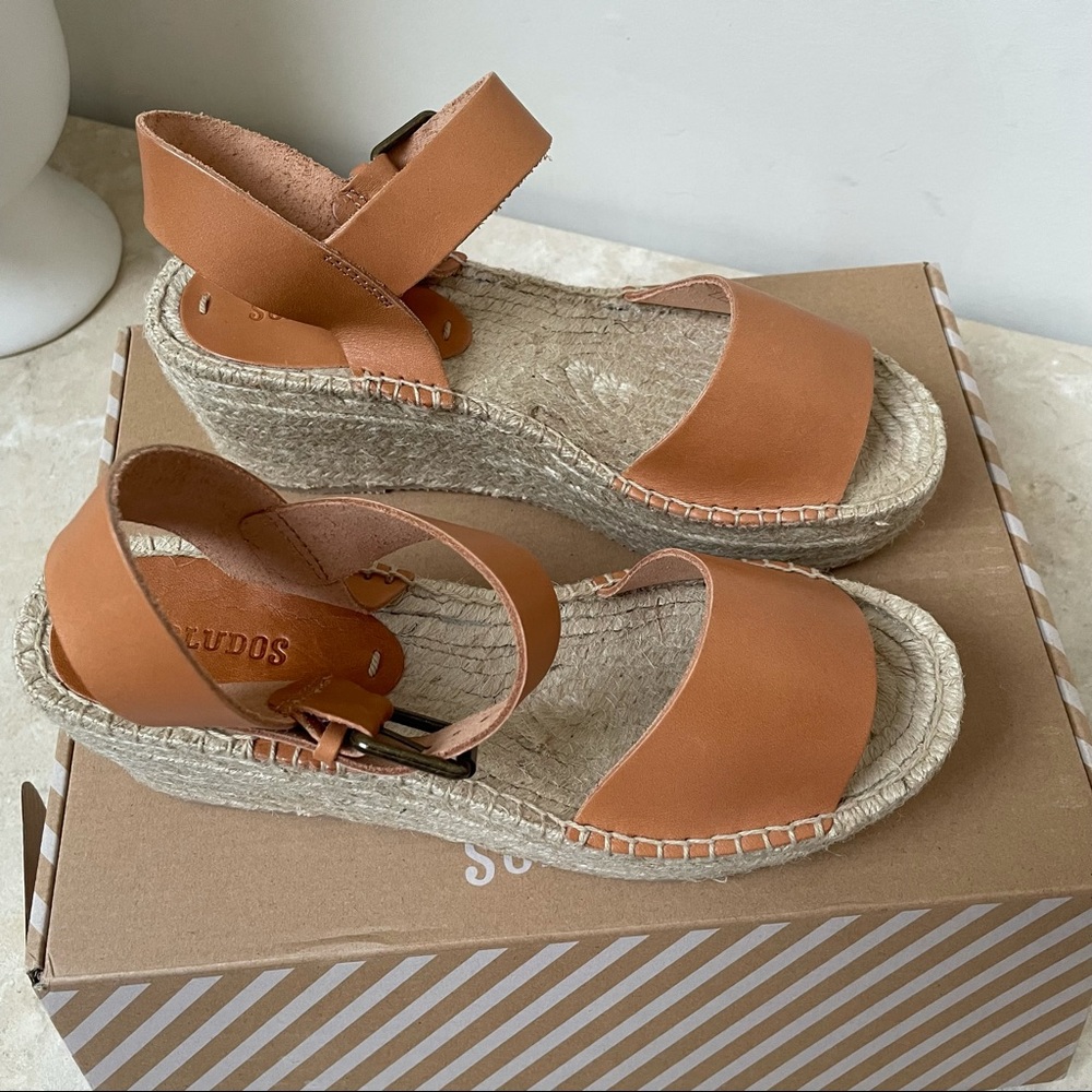 Soludos leather Minorca espadrilles size 8/8.5 women’s NIB - Picture 16 of 16